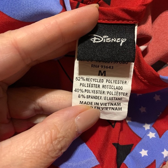 Disney, patriotic scrub top. Women’s M $12 - Picture 2 of 3